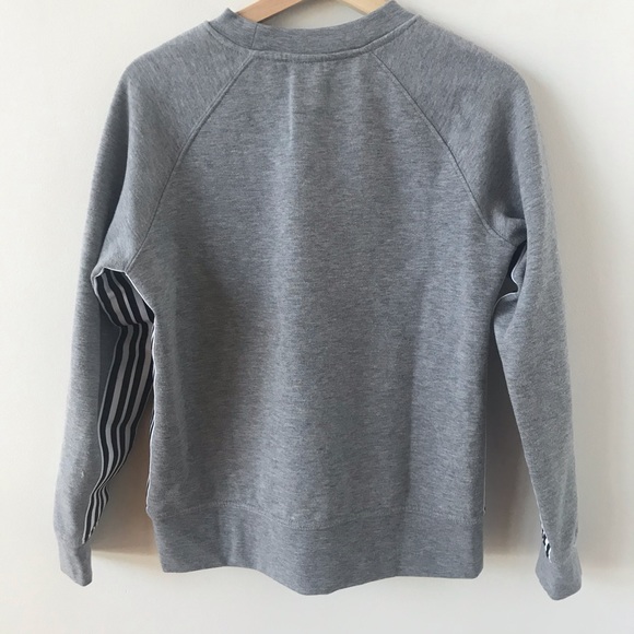 Avia gray sweatshirt with black and white stripes - Picture 6 of 8